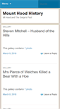 Mobile Screenshot of mounthoodhistory.com